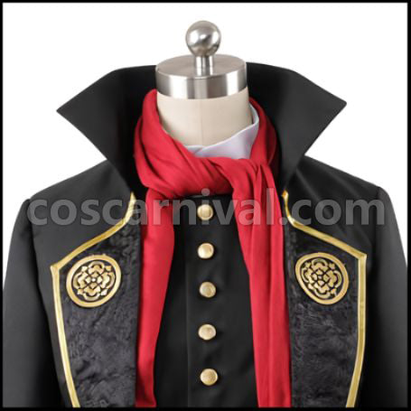 Touken Ranbu Uchigatana Swordsman Kasyu Kiyomitsu Cosplay Costume coscarnival - Cuff Style