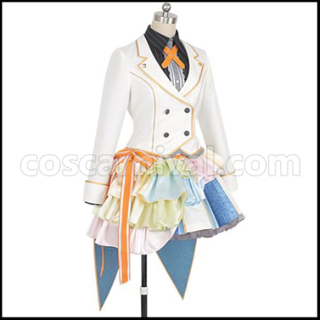 Zombieland Saga Final Episode Saki Nikaido Cosplay Costume coscarnival - Back View