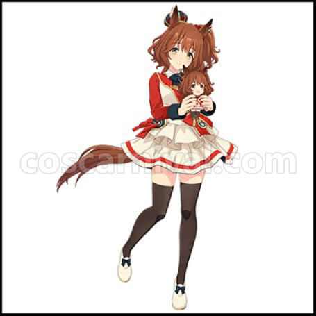 Uma Musume Pretty Derby Aston Machan Cosplay Costume coscarnival - Front View