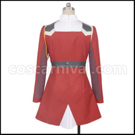DARLING in the FRANXX CODE:002 Zero Two Cosplay Costume coscarnival - Detail Close-up
