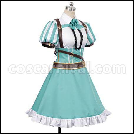 Uma Musume Pretty Derby Mejiro Bright Cosplay Costume coscarnival - Back View