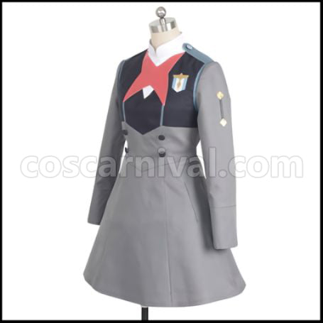 DARLING in the FRANXX CODE:015 Ichigo Cosplay Costume with Cape coscarnival - Hem Detail