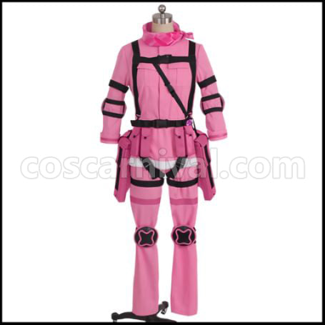 Sword Art Online GGO SAO Llenn / Kohiruimaki Karen Manga Version Cosplay Costume coscarnival - Front View