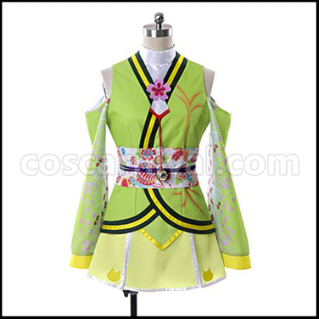 Love Live! The School Idol Movie Rin Hoshizora Insert Song Angelic Angel/Hello, Count the Stars Cosplay Costume coscarnival - Front View