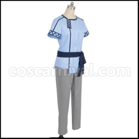 Sword Art Online Alicization Edition SAO Eugeo Cosplay Costume ver.3 coscarnival - Back View