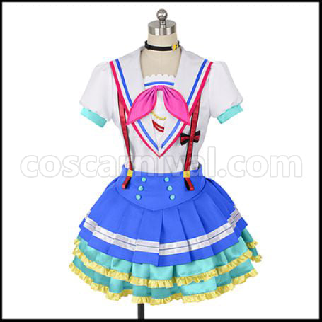 Love Live! Sunshine!! Aozora Jumping Heart Aqours Ruby Kurosawa Cosplay Costume coscarnival - Front View