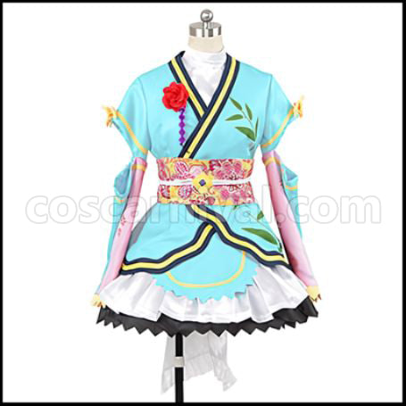 Love Live! The School Idol Movie Eri Ayase Insert Song Angelic Angel/Hello, Count the Stars Cosplay Costume coscarnival - Front View