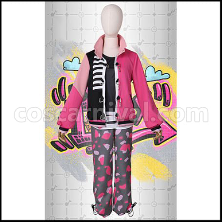 Hatsune Miku: Colorful Stage! Len Kagamine Cosplay Costume coscarnival - Front View