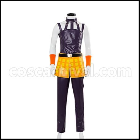 JoJo's Bizarre Adventure Part 5 Golden Wind Narancia Ghirga Giorno Giovanna Cosplay Costume coscarnival - Front View