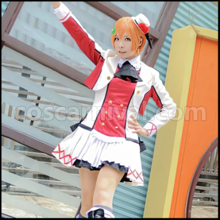 Love Live! 2nd Season That is Our Miracle Rin Hoshizora Cosplay Costume coscarnival - Front View