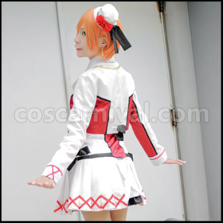 Love Live! 2nd Season That is Our Miracle Rin Hoshizora Cosplay Costume coscarnival - Back View