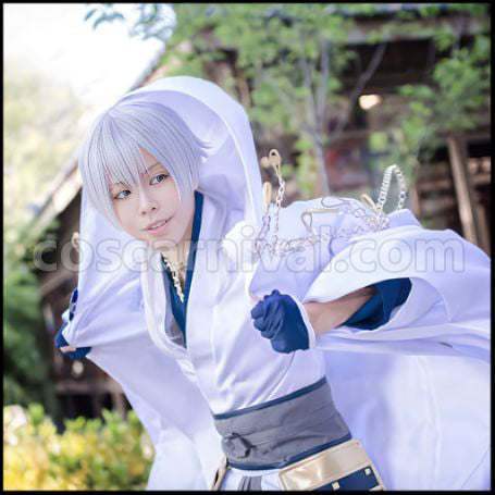 Touken Ranbu Tachi Danshi Tsurumaru Kuninaga Cosplay Costume coscarnival - Detail Close-up