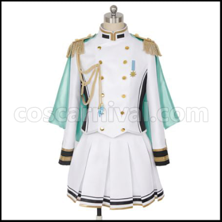 THE IDOLMASTER STARLIGHT MASTER 04 Survival Instinct Valkyria Yumi Aiba Cosplay Costume coscarnival - Front View