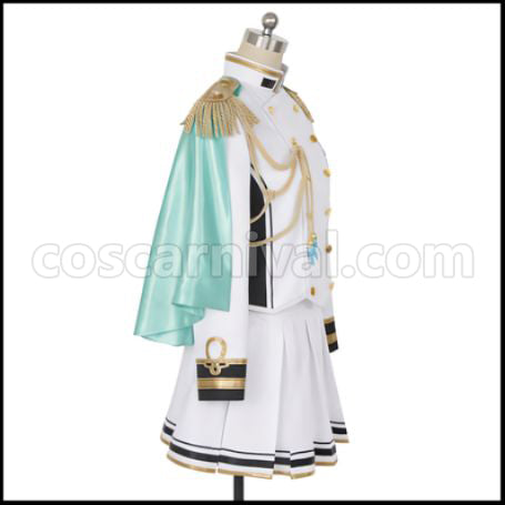 THE IDOLMASTER STARLIGHT MASTER 04 Survival Instinct Valkyria Yumi Aiba Cosplay Costume coscarnival - Back View