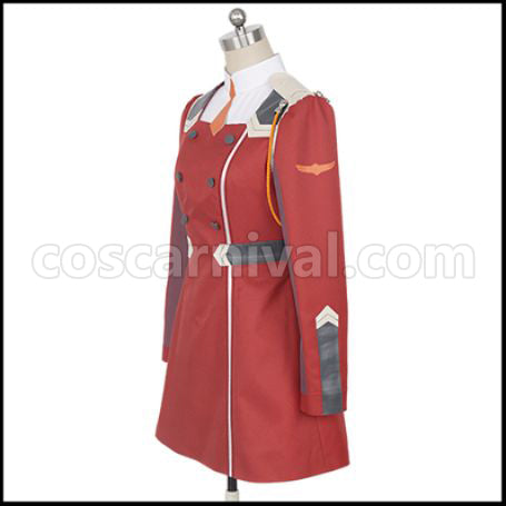DARLING in the FRANXX CODE:002 Zero Two Cosplay Costume with Coat coscarnival - Material Texture