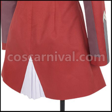 DARLING in the FRANXX CODE:002 Zero Two Cosplay Costume with Coat coscarnival - Cut and Style