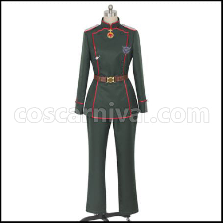 The Saga of Tanya the Evil Tanya Degurechaff Cosplay Costume coscarnival - Front View