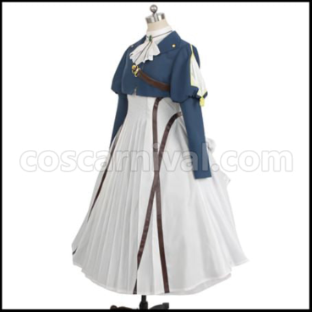 Violet Evergarden Main Character Cosplay Costume Ver2 coscarnival - Side Profile