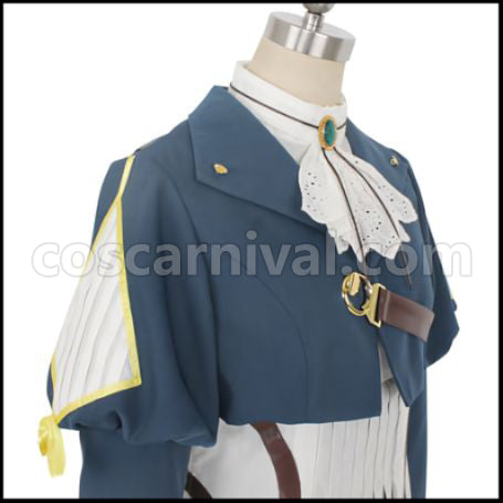Violet Evergarden Main Character Cosplay Costume Ver2 coscarnival - Collar Design