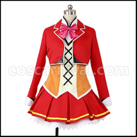 Love Live! The School Idol Movie Honoka Kosaka Insert Song SUNNY DAY SONG HEARTBEAT Cosplay Costume coscarnival - Front View
