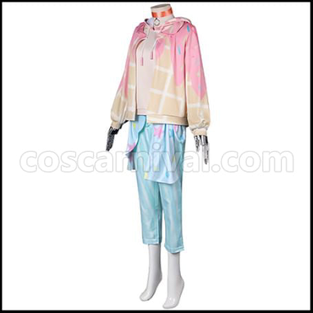 Hatsune Miku: Colorful Stage! Sora Tenma Cosplay Costume coscarnival - Back View