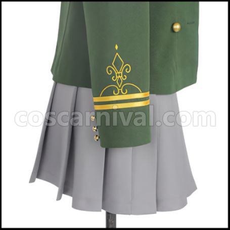 On Air! Tomoe Miwa Gem Hill Academy 1st Grade Uniform Cosplay Costume coscarnival - Cuff Style