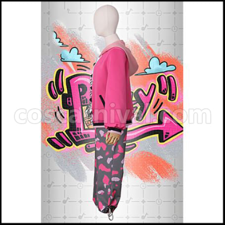 Hatsune Miku: Colorful Stage! Akito Shinonome Cosplay Costume coscarnival - Back View