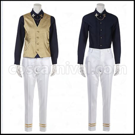 Ensemble Stars! Knights Ritsu Sakuma Cosplay Costume Little Romance coscarnival - Collar Design
