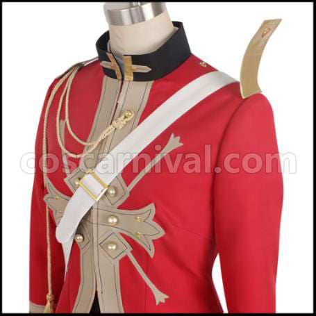 Thousand Musketeers Brown Bess Cosplay Costume coscarnival - Collar Design