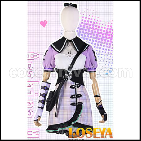 Hatsune Miku: Colorful Stage! Mafuyu Asahina Cosplay Costume ver2 coscarnival - Front View