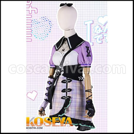 Hatsune Miku: Colorful Stage! Mafuyu Asahina Cosplay Costume ver2 coscarnival - Back View
