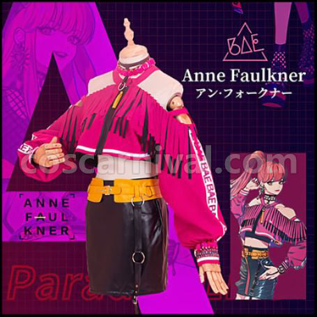 Paradox Live Exhibition Show BAE An Faulkner Cosplay Costume coscarnival - Back View