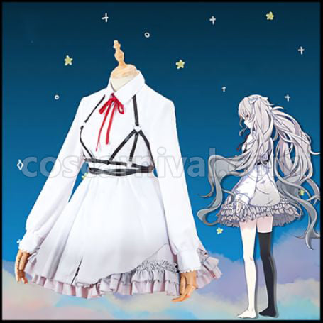Hatsune Miku: Colorful Stage! 25:00, Night Code Hatsune Miku Cosplay Costume coscarnival - Back View
