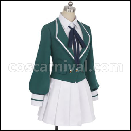 Zombieland Saga Lily Hoshikawa Cosplay Costume Ver2 coscarnival - Back View