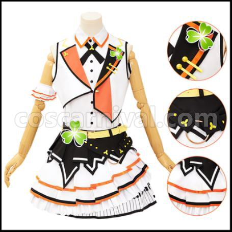 Hatsune Miku: Colorful Stage! more more jump Minori Hanasato Cosplay Costume coscarnival - Front View