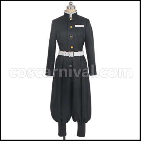Demon Slayer: Kimetsu no Yaiba Manga Edition Demon Slayer Corps Cosplay Costume Ver2 coscarnival - Front View