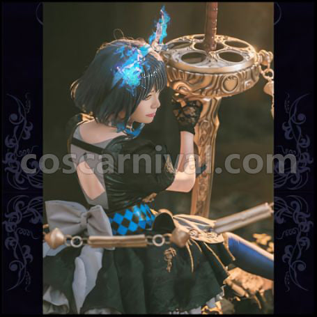 SINoALICE Bondage Alice Cosplay Costume Ver2 coscarnival - Back View