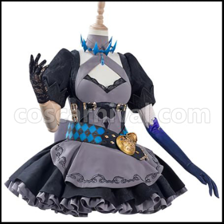 SINoALICE Bondage Alice Cosplay Costume Ver2 coscarnival - Collar Design