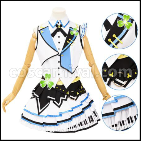 Hatsune Miku: Colorful Stage! more more jump Haruka Kiritani Cosplay Costume coscarnival - Front View