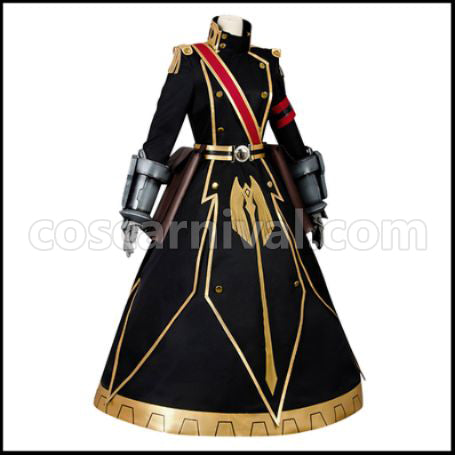 Re:CREATORS The Princess of the Military Uniform Cosplay Costume coscarnival - Back View