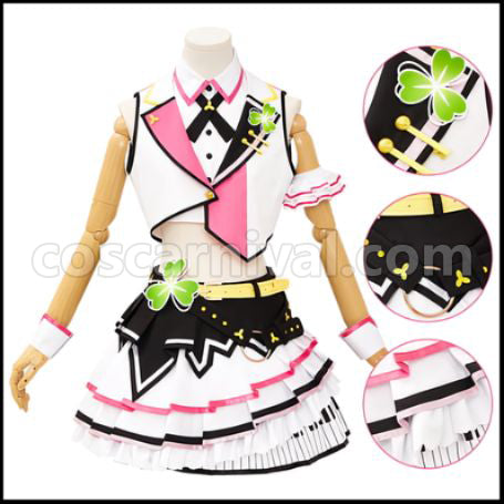 Hatsune Miku: Colorful Stage! more more jump Airi Momoi Cosplay Costume coscarnival - Back View