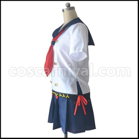 Onsen Musume Kusatsu Yuina Cosplay Costume coscarnival - Back View