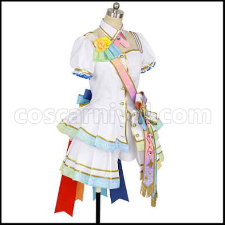 The Idolmaster Cinderella Girls Starlight Spot 'Dereste' 4th Anniversary Uzuki Shimamura Cosplay Costume coscarnival - Back View