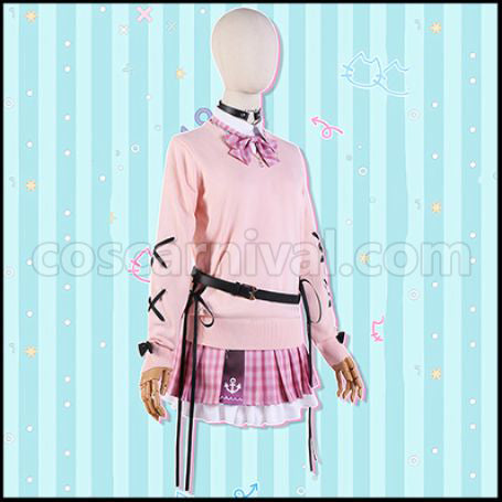 Nijisanji VTuber Minato Aqua Cosplay Costume coscarnival - Side Profile