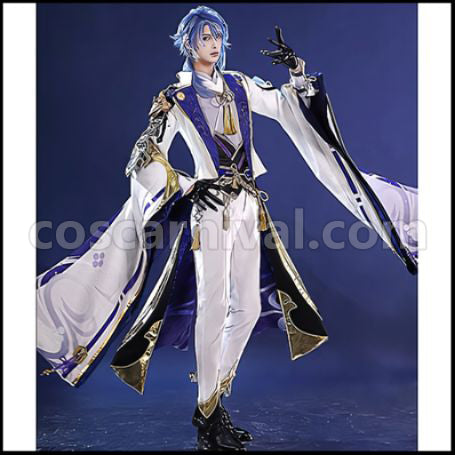 Genshin Impact Kamisato Ayato Cosplay Costume coscarnival - Front View