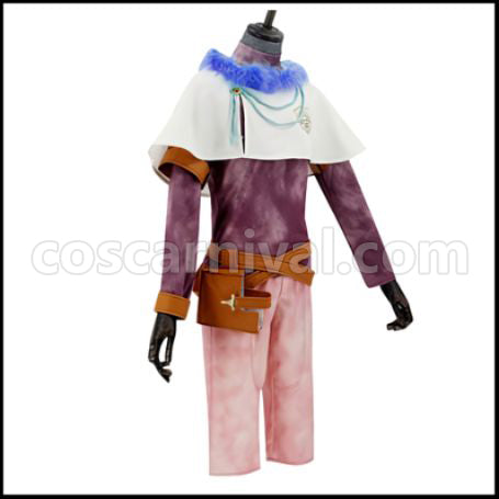 Black Clover Yuno Cosplay Costume coscarnival - Back View