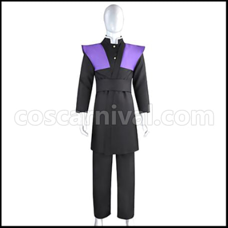 Demon Slayer: Kimetsu no Yaiba Genya Shinazugawa Cosplay Costume coscarnival - Front View