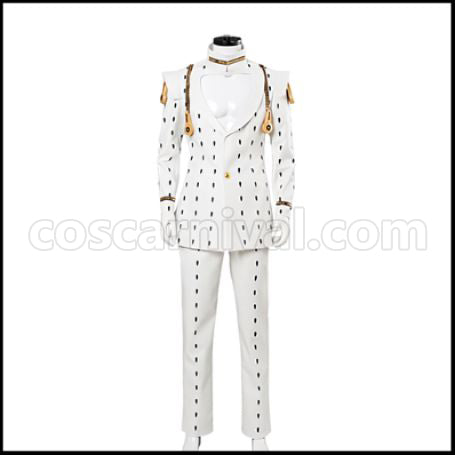 JoJo's Bizarre Adventure Part 5 Golden Wind Bruno Bucciarati Giorno Giovanna Cosplay Costume coscarnival - Front View