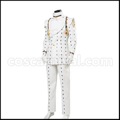 JoJo's Bizarre Adventure Part 5 Golden Wind Bruno Bucciarati Giorno Giovanna Cosplay Costume coscarnival - Back View