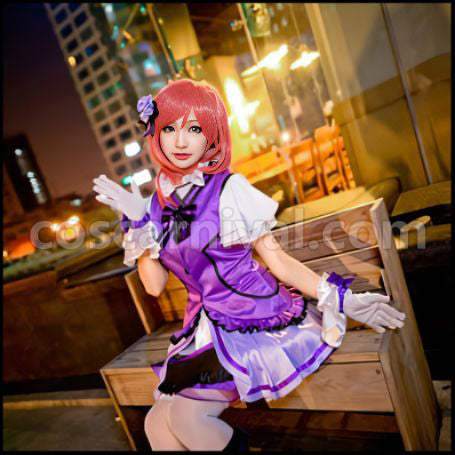 Love Live! Season 2 Episode 12/13 Insert Song KiRa-KiRa Sensation Happy maker Maki Nishikino Cosplay Costume coscarnival - Back View